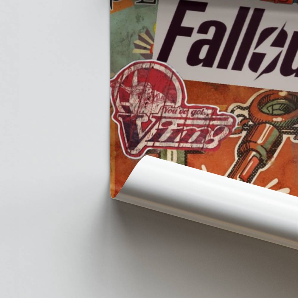 Vintage Fallout-poster