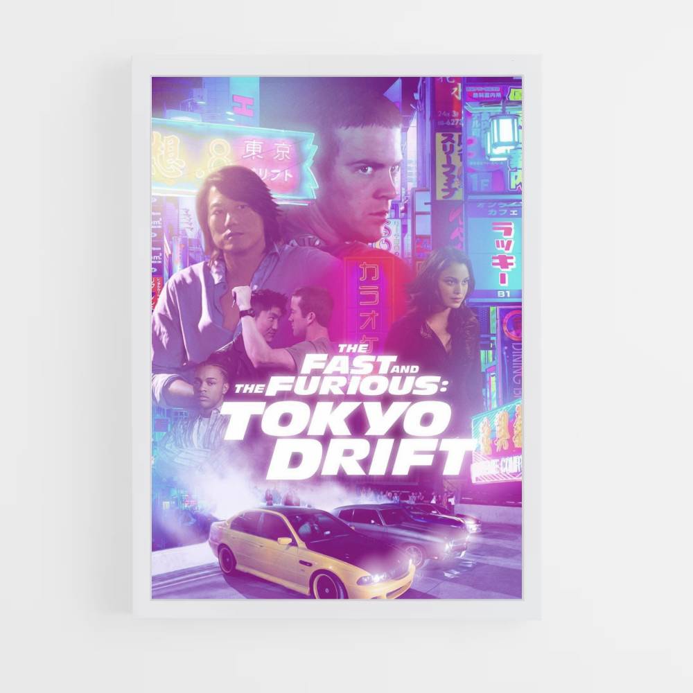 Poster Tokyo Drift Esthetisch