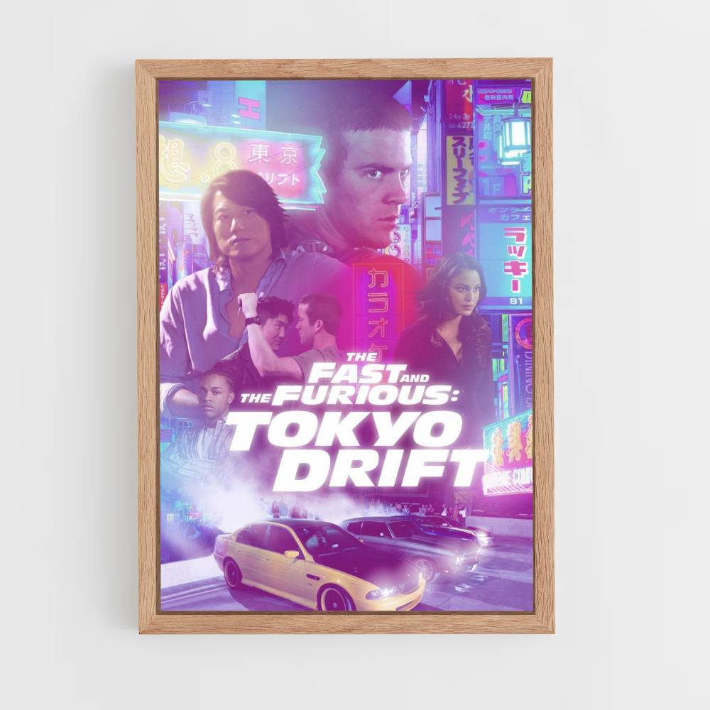 Poster Tokyo Drift Esthetisch