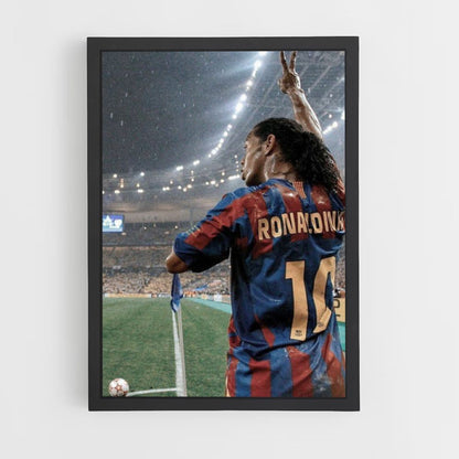 Affiche Ronaldinho Barça