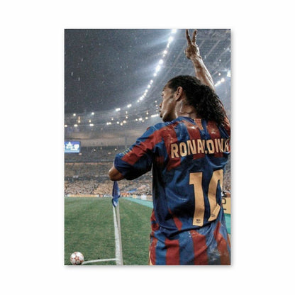 Affiche Ronaldinho Barça