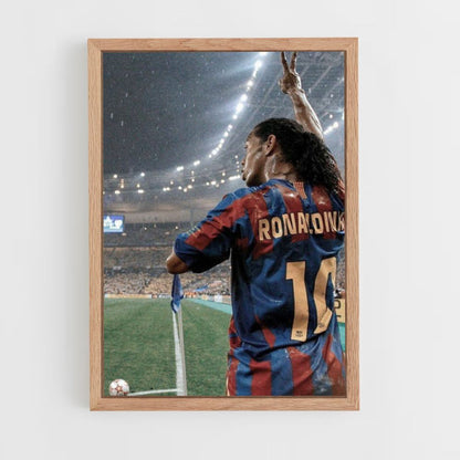 Affiche Ronaldinho Barça