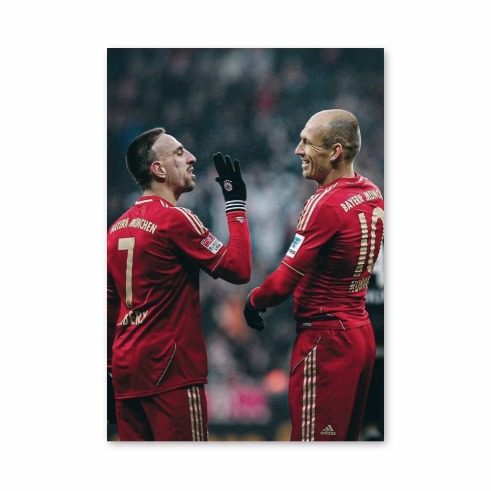 Affiche Bayern München Rood