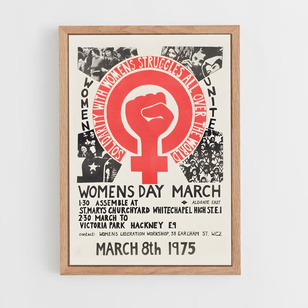feminist-13 cadre Bois clair