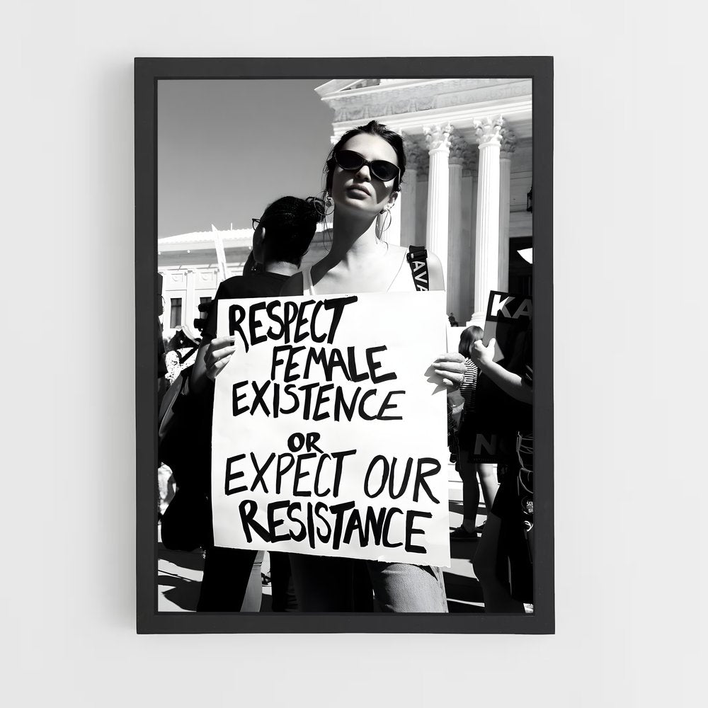 feminist-16 cadre Noir