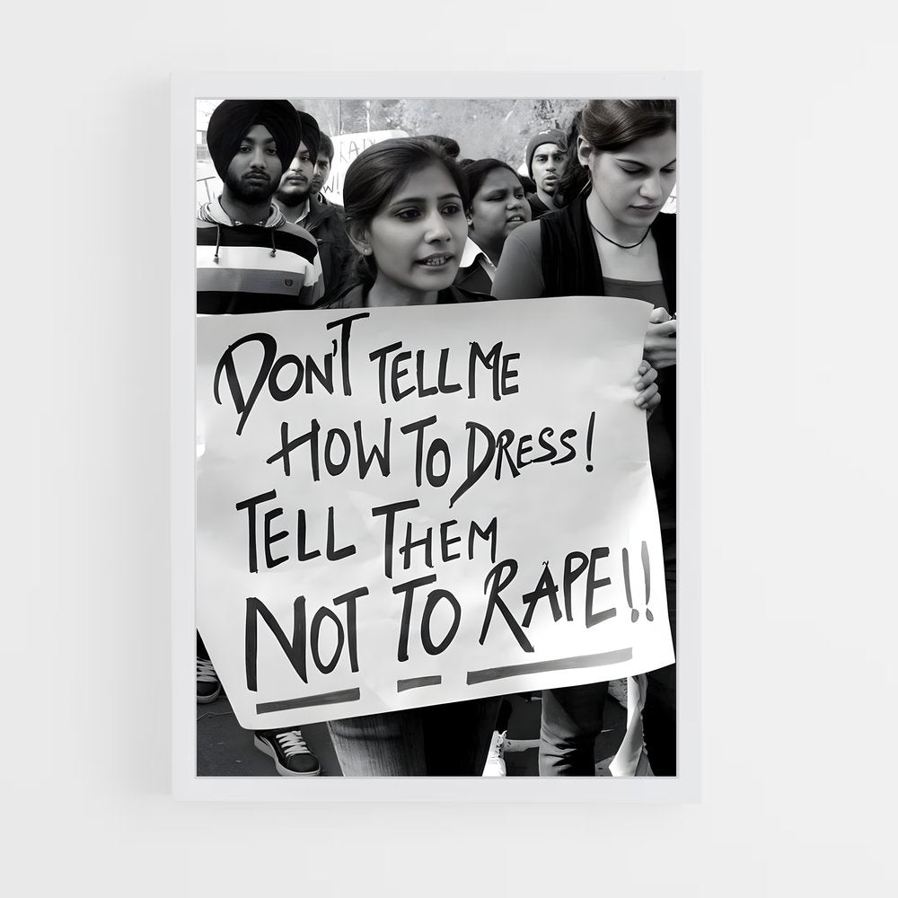 feminist-7 cadre Blanc