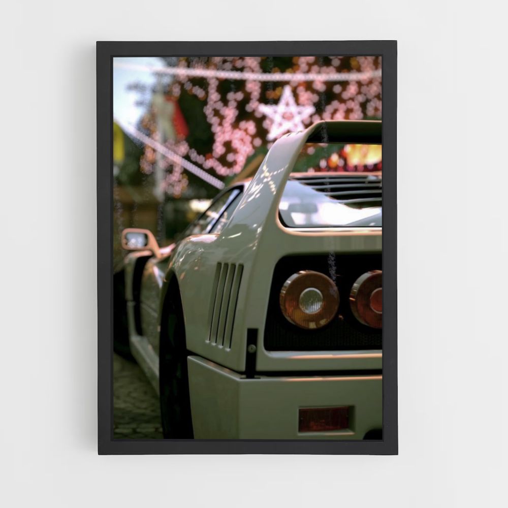 Affiche Ferrari F40