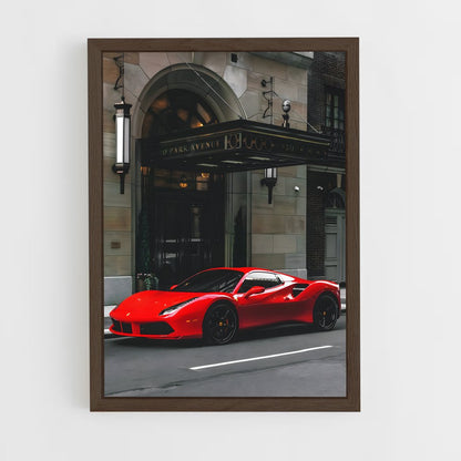 ferrari-7 cadre Bois foncé