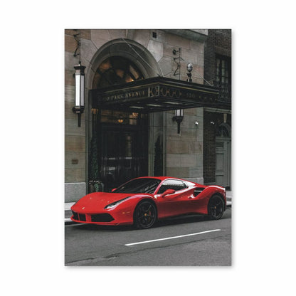 Affiche F488 rood