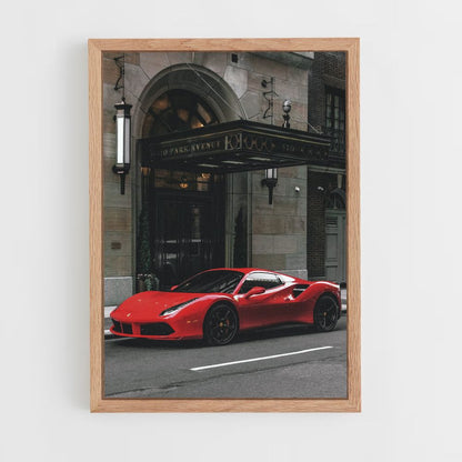 Affiche F488 rood