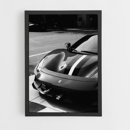 Affiche Ferrari 488 Baan