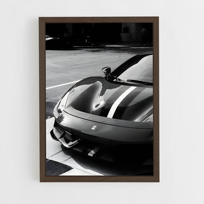 ferrari-9 cadre Bois foncé