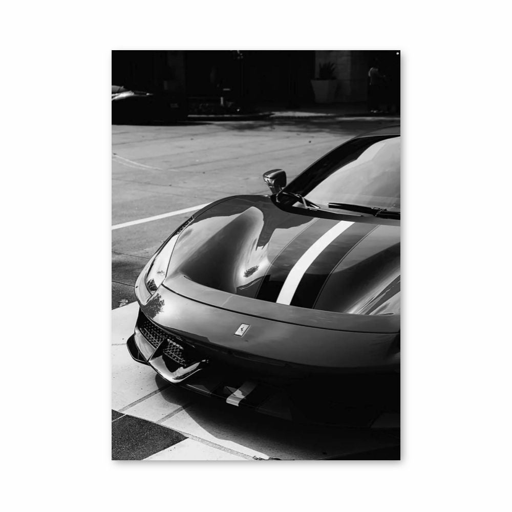 Affiche Ferrari 488 Baan