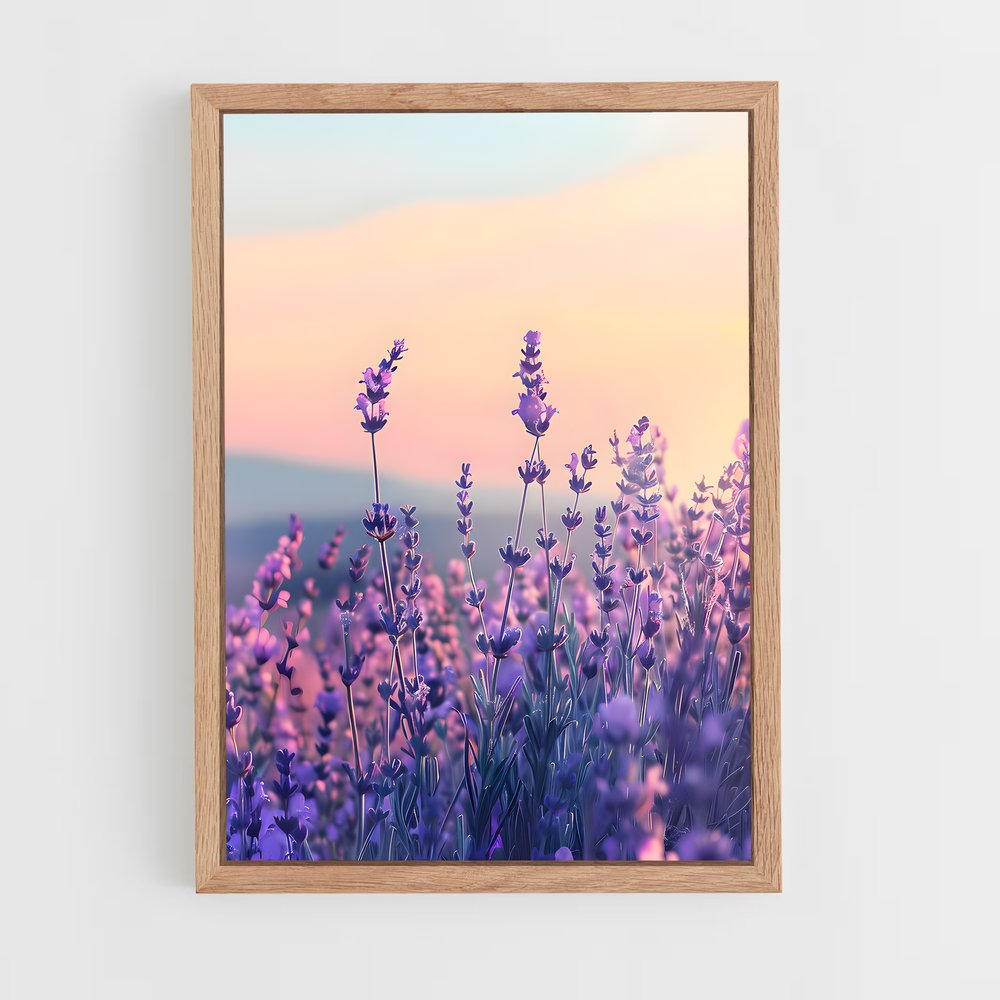 flower-2 cadre Bois clair