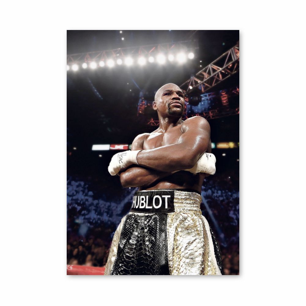 Affiche Floyd Mayweather Hublot