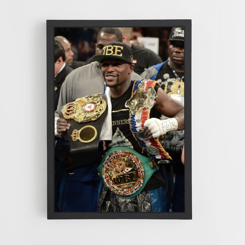 Poster Floyd Mayweather-riem