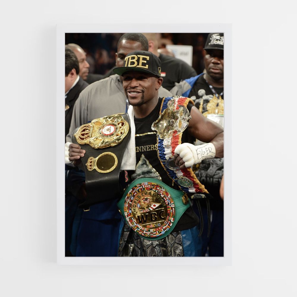 Poster Floyd Mayweather-riem