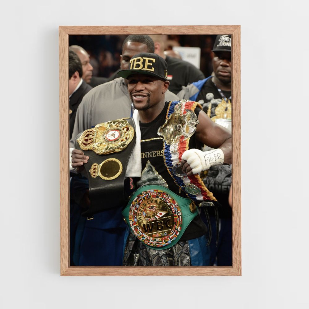 Poster Floyd Mayweather-riem