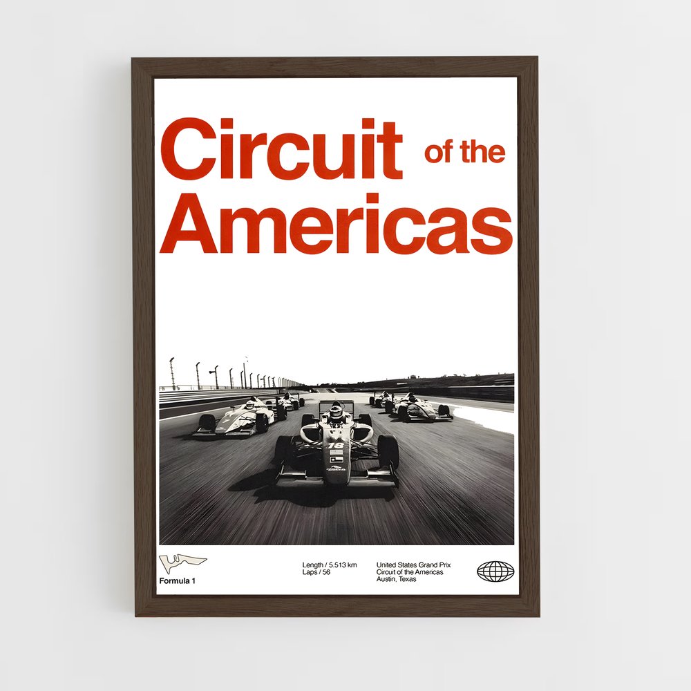 formule-1 cadre Bois foncé