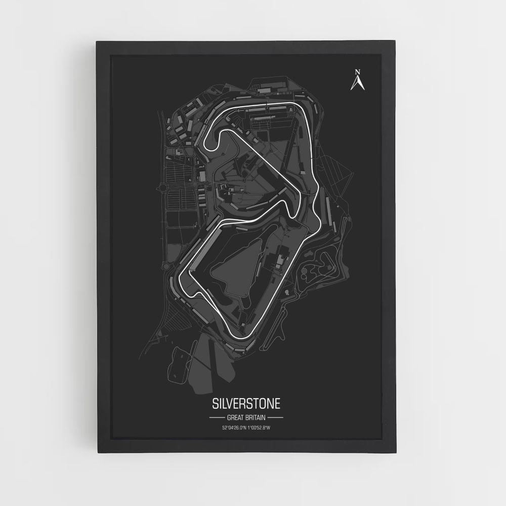 Affiche Silverstone-circuit