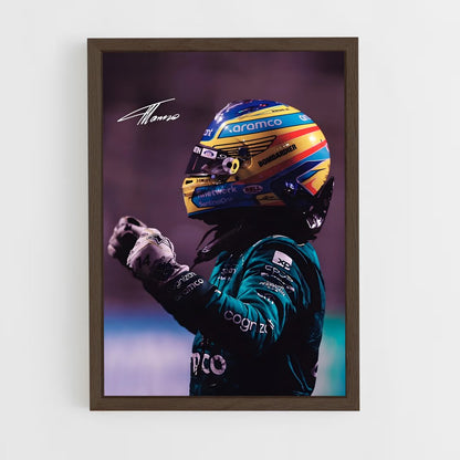 formule-16 cadre Bois foncé