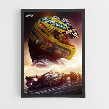 Affiche Fernando Alonso