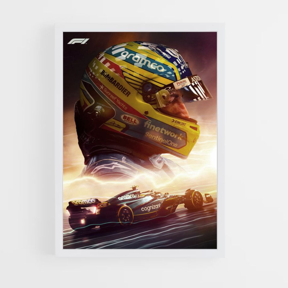 Affiche Fernando Alonso