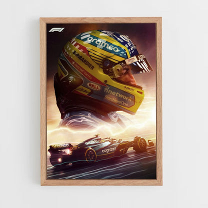 Affiche Fernando Alonso