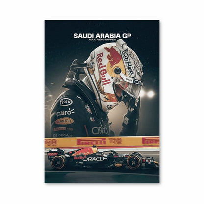 Affiche Verstappen GP Arabier