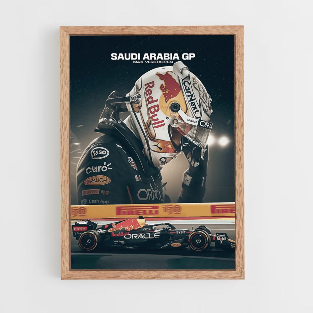 Affiche Verstappen GP Arabier