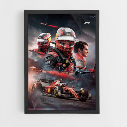 Affiche Carlos Sainz