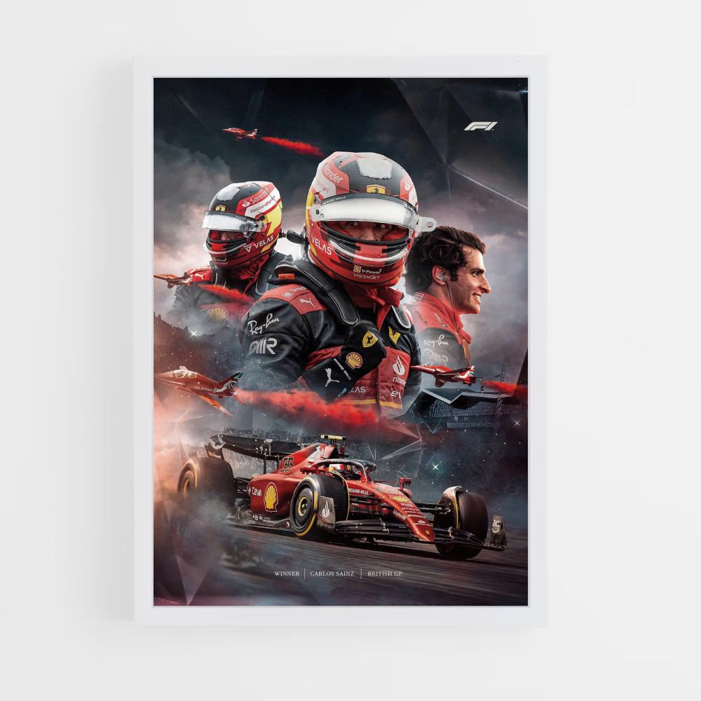 Affiche Carlos Sainz