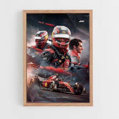 Affiche Carlos Sainz