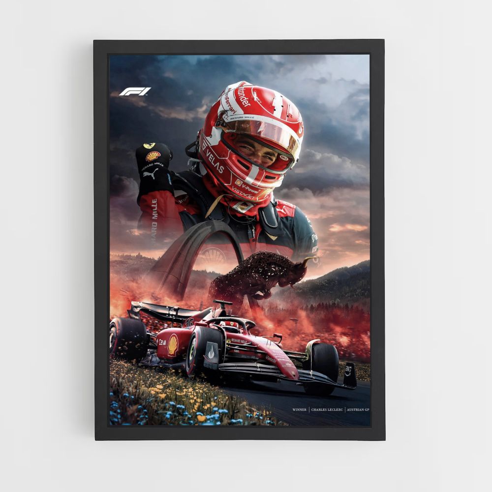 Affiche Charles Leclerc