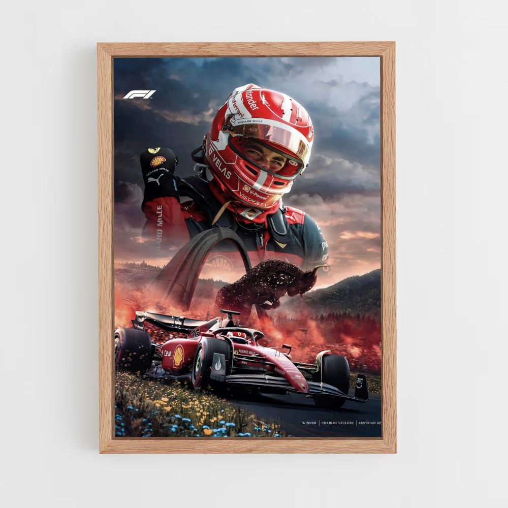 Affiche Charles Leclerc