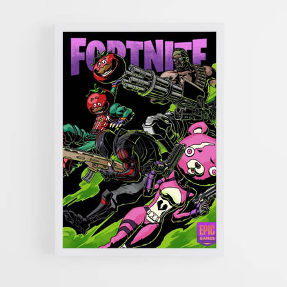 Donkere Fortnite-poster