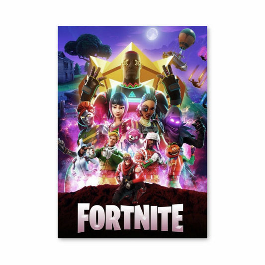 Fortnite neonposter