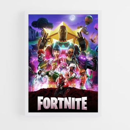 Fortnite neonposter