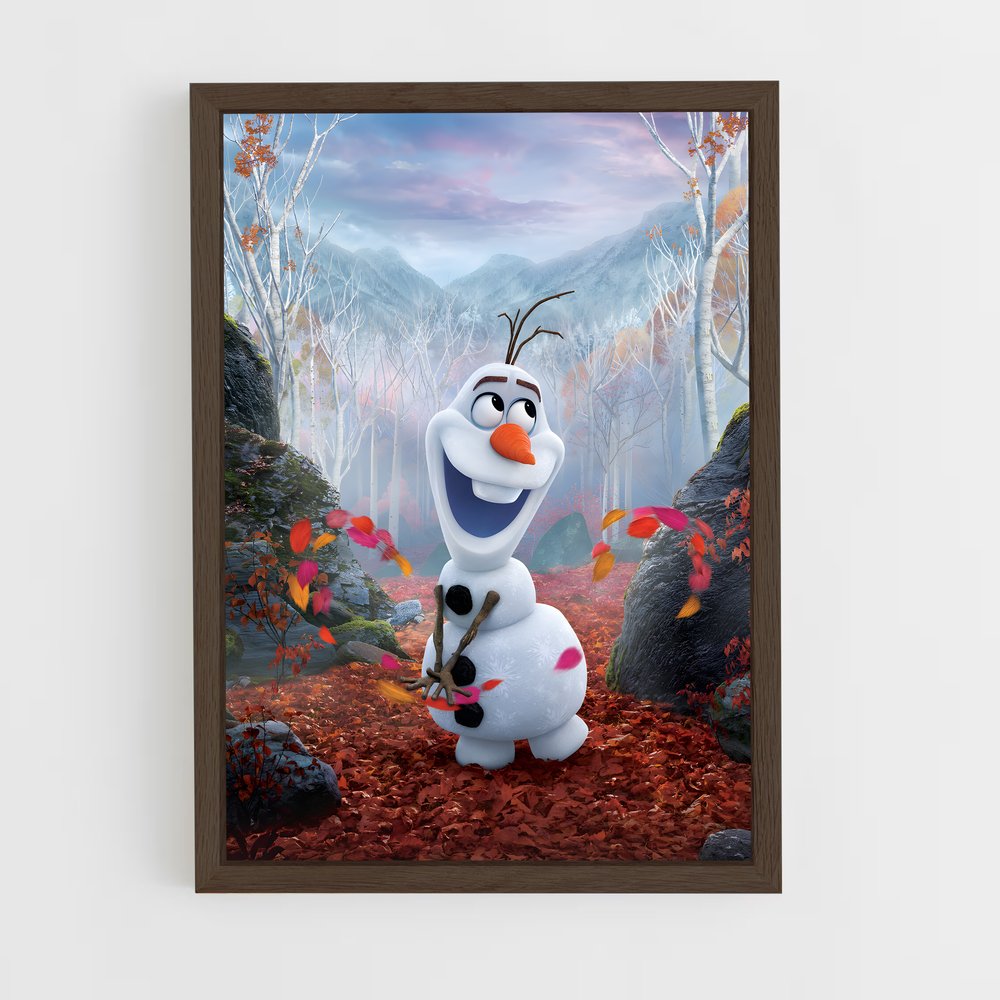 frozen-5 cadre Bois foncé