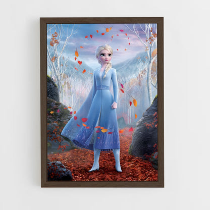 frozen-6 cadre Bois foncé