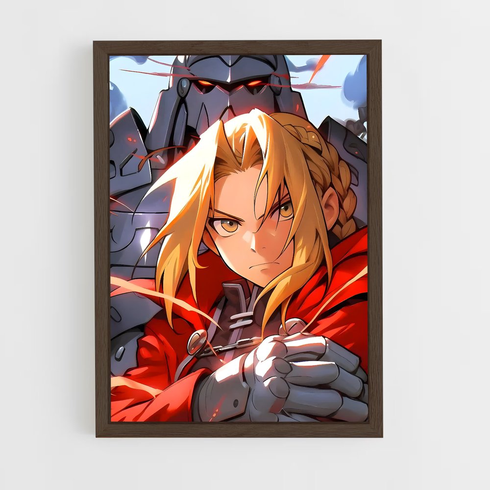 full-metal-alchemist-4 cadre Bois foncé