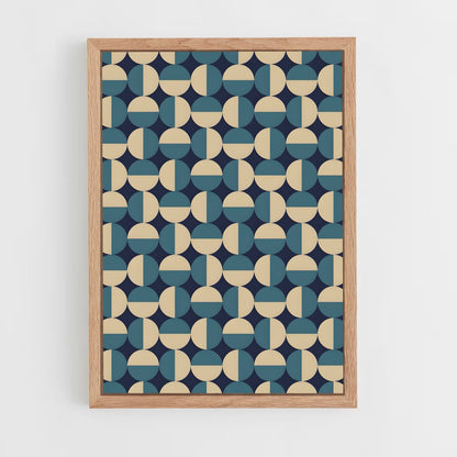 geometric-6 cadre Bois clair