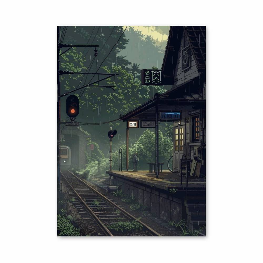 Poster Train Ghibli