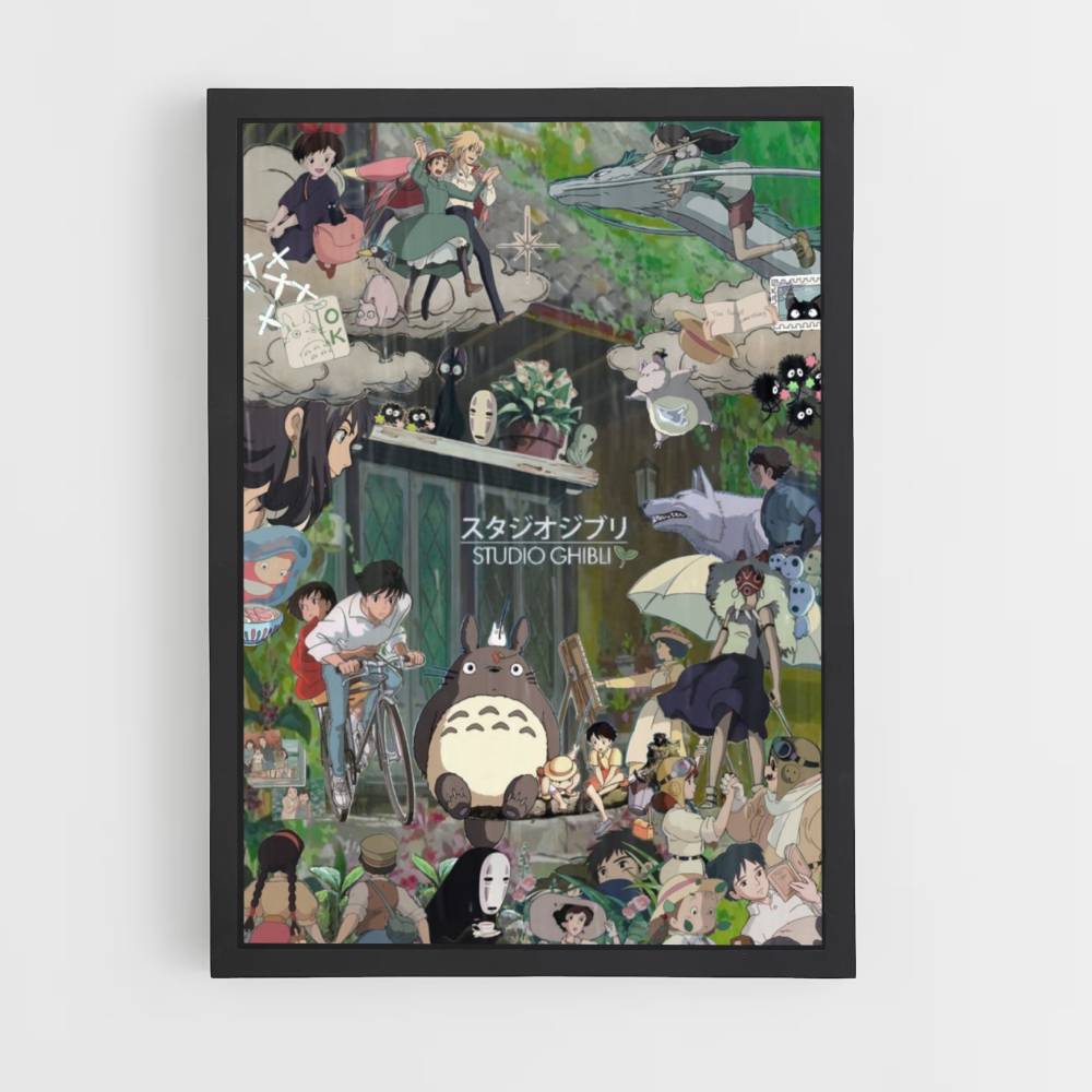 Totoro collageposter