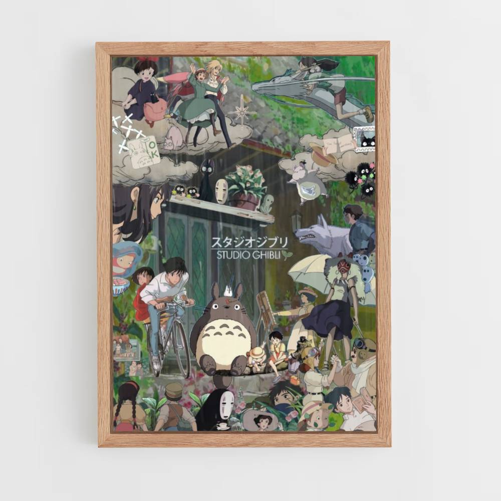 Totoro collageposter