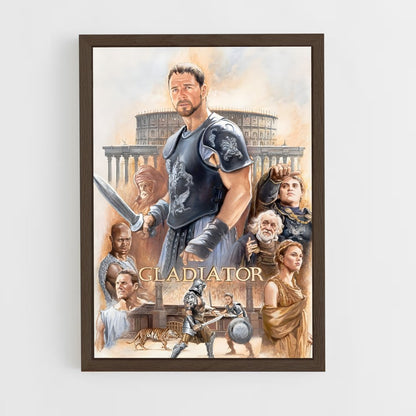 gladiator-13 cadre Bois foncé