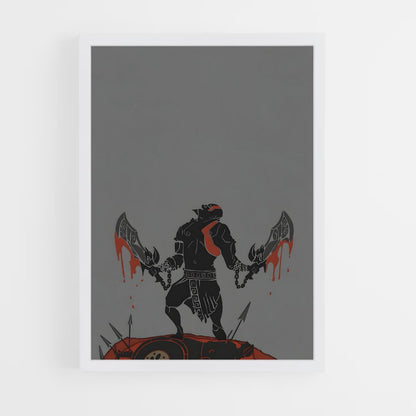 god-of-war-1 cadre Blanc
