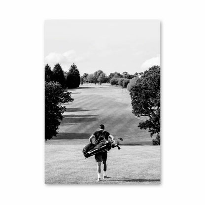 Poster golfveld