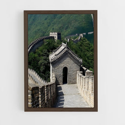 great-wall-of-china-12 cadre Bois foncé