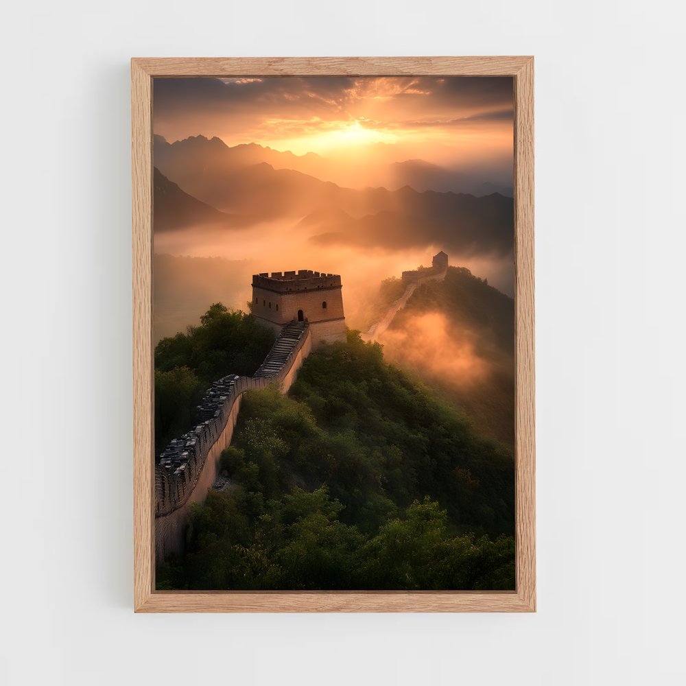 great-wall-of-china-5 cadre Bois clair